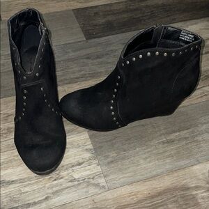 Black Studded Ankle Boots